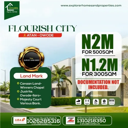 Flourish Garden Estate Atan Owode Phase 2 Ogun State, Nigeria