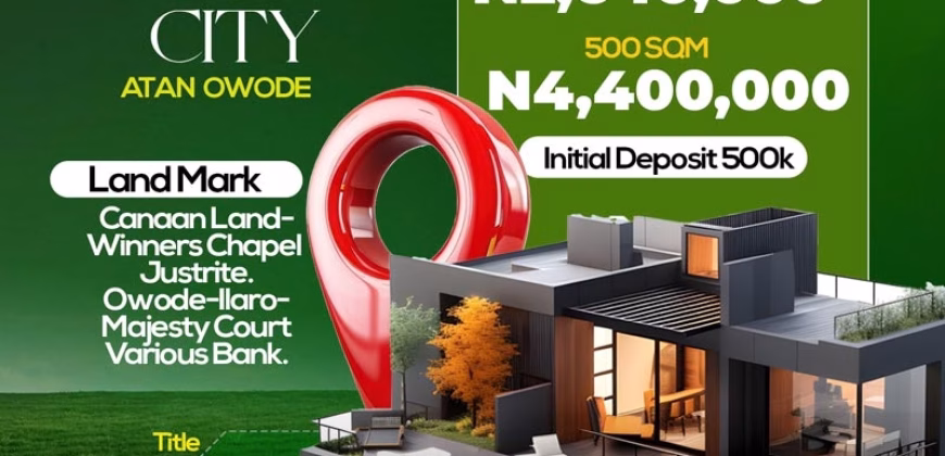 Flourish City Estate Atan Owode Phase 2 Ogun State, Nigeria