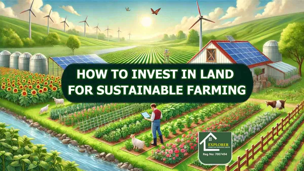 how to invest in land for sustainable farming