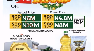 DIAMOND ESTATE LAND IN MOWE OFADA